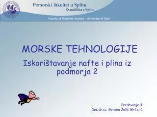 morske tehnologije