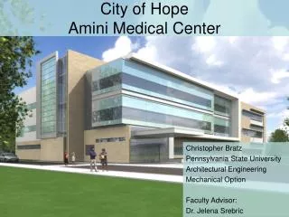 City of Hope Amini Medical Center