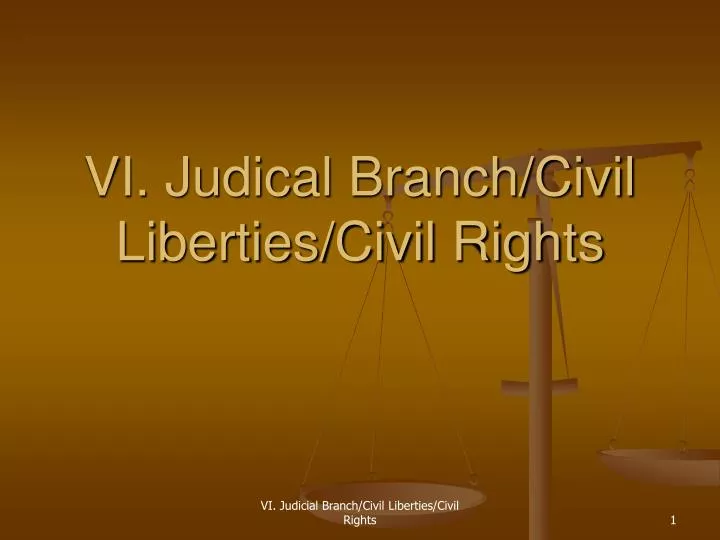 vi judical branch civil liberties civil rights