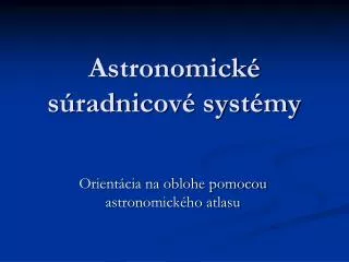 astronomick s radnicov syst my