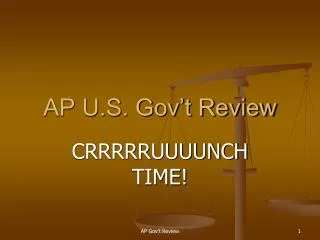 ap u s gov t review