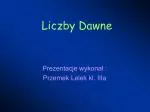 Liczby Dawne - slide 1