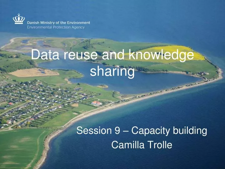 data reuse and knowledge sharing