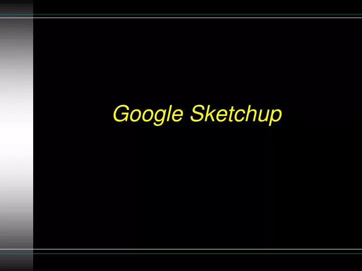 google sketch up