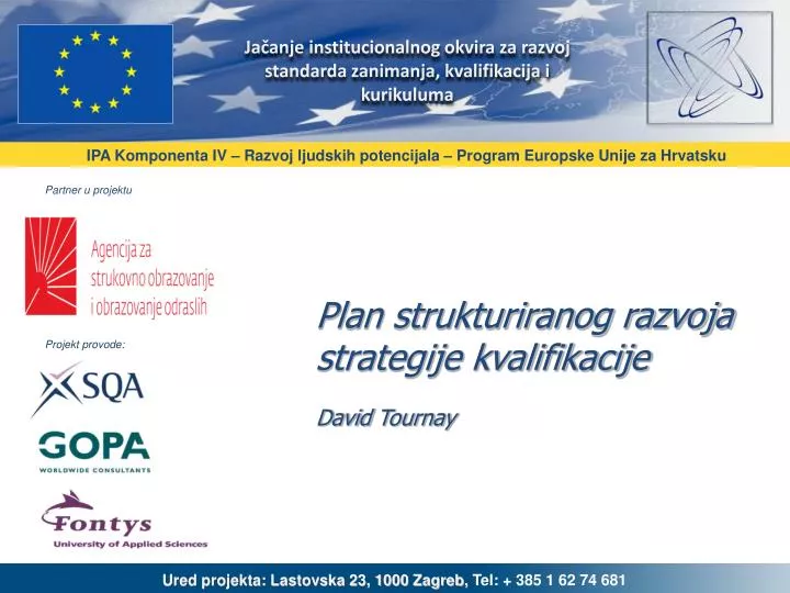 plan strukturiranog razvoja strategije kvalifikacije david tournay