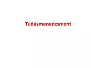 tud smenedzsment