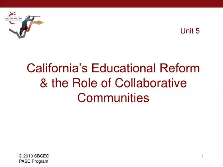 california s educational reform the role of collaborative communities