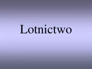 lotnictwo