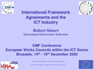 EMF Conference European Works Councils within the ICT Sector