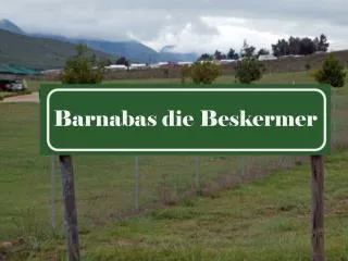 barnabas die beskermer