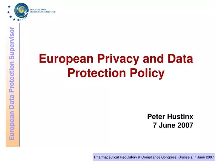 european privacy and data protection policy