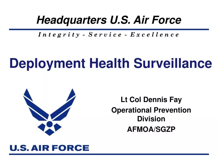deployment health surveillance