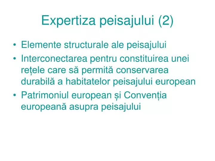 expertiza peisajului 2