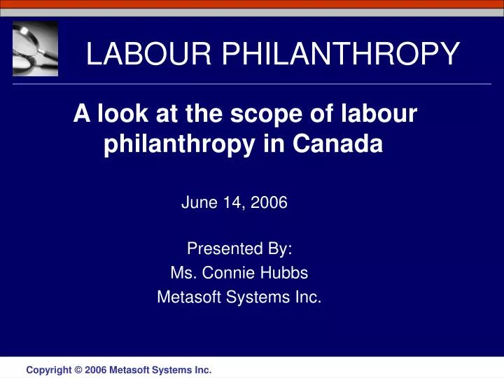 labour philanthropy