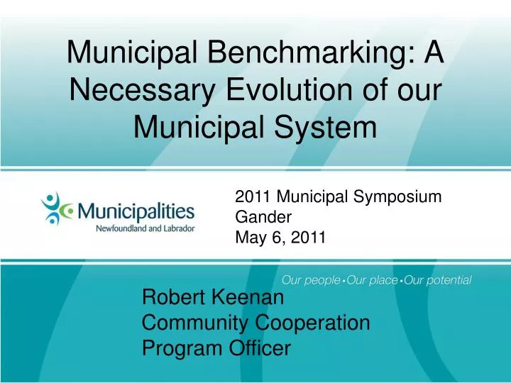 municipal benchmarking a necessary evolution of our municipal system
