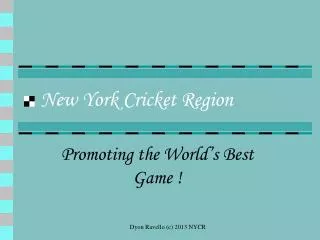New York Cricket Region