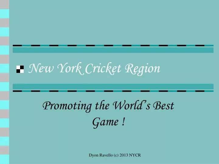 new york cricket region