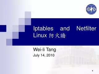 iptables and netfilter linux