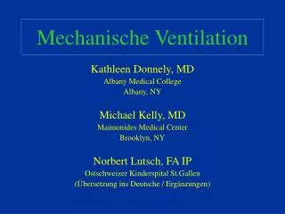 mechanische ventilation