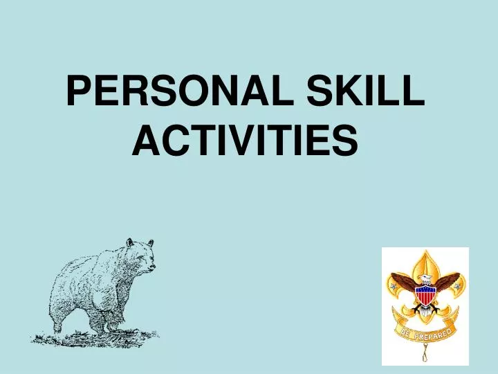 personal skill activities