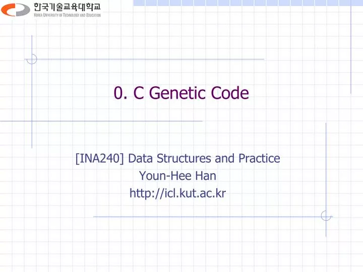 0 c genetic code