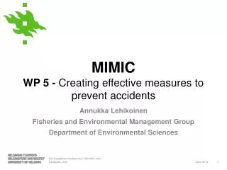 mimic wp 5 creating effective measures to prevent accidents