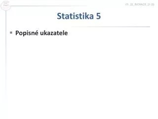 statistika 5