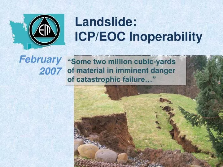 landslide icp eoc inoperability