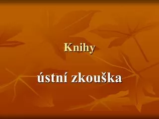 knihy
