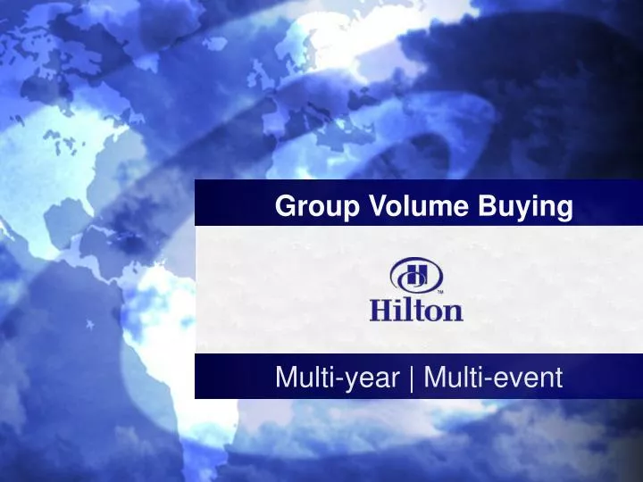 group volume buying