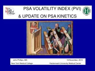 PSA VOLATILITY INDEX (PVI) &amp; UPDATE ON PSA KINETICS