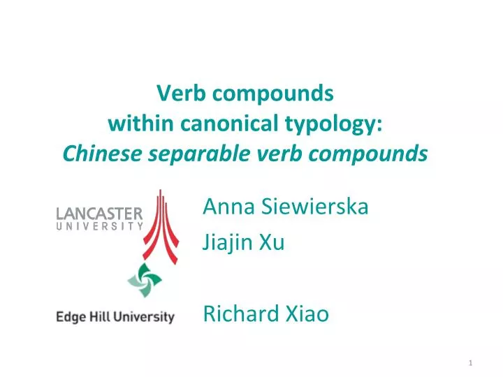 verb compounds within canonical typology chinese separable verb compounds