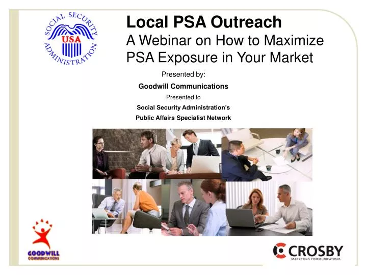 local psa outreach a webinar on how to maximize psa exposure in your market