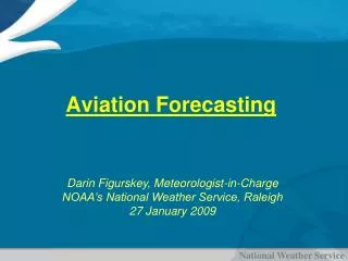 Aviation Forecasting