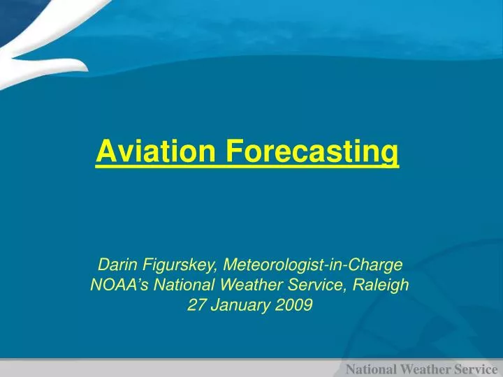 aviation forecasting