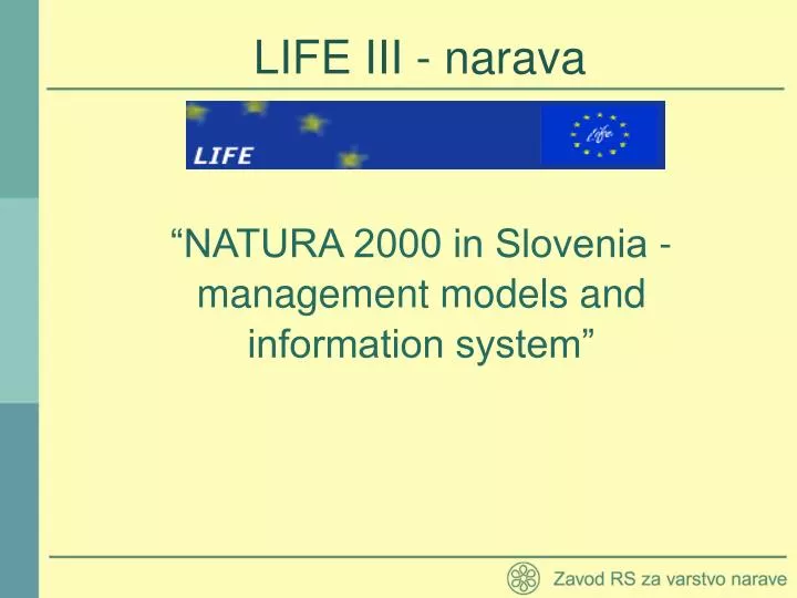 life iii narava