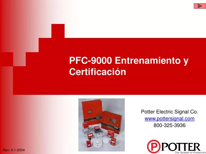 pfc 9000 entrenamiento y certificaci n