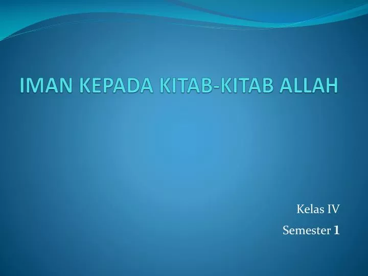 iman kepada kitab kitab allah