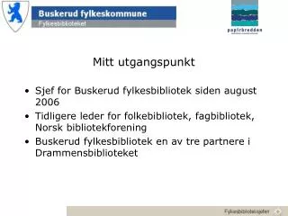 mitt utgangspunkt
