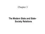 The Modern State and State-Society Relations - slide 1