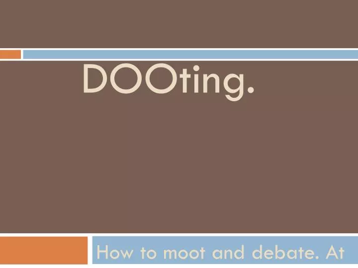 dooting