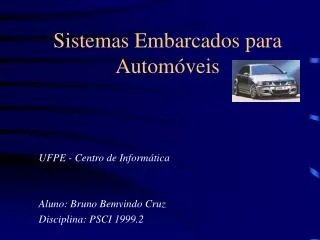sistemas embarcados para autom veis