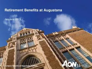 Retirement Benefits at Augustana