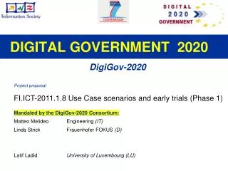 DIGITAL GOVERNMENT 2020