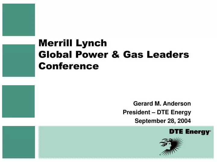 merrill lynch global power gas leaders conference