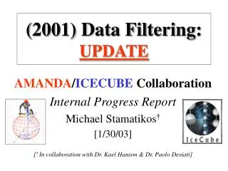 (2001) Data Filtering: UPDATE