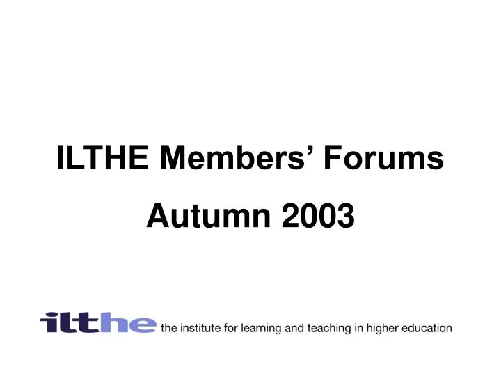 ilthe members forums