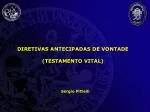 Advance Directives and Living Will: Legal Foundations and Implementation in Brazil - slide 1