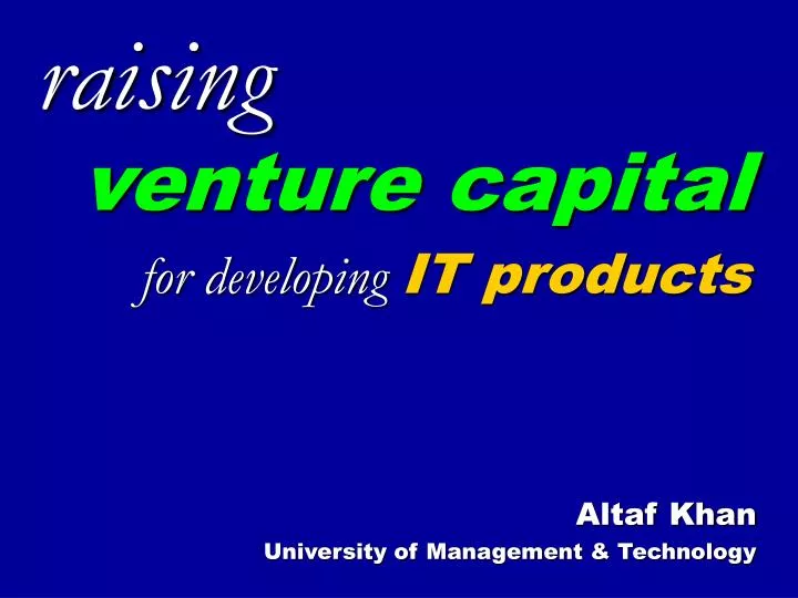 altaf khan university of management technology