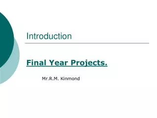 introduction